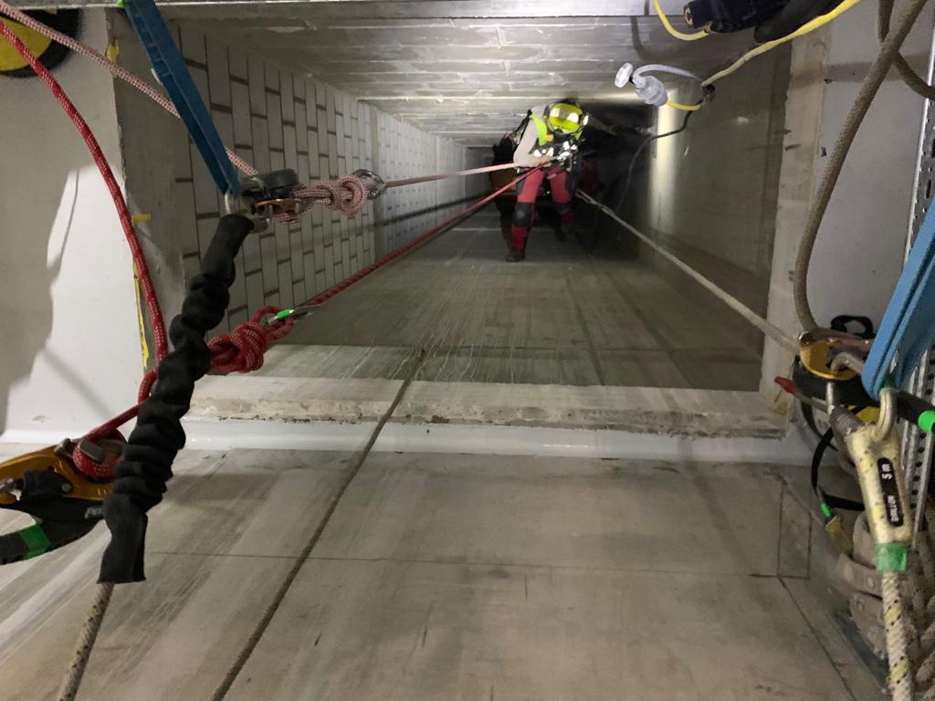 Reiningung Lüftungsschacht